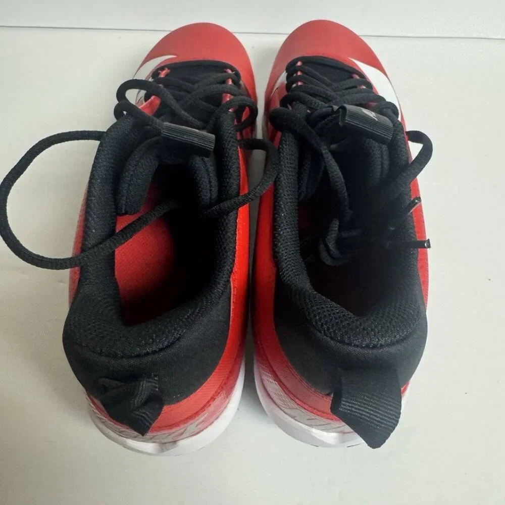 Nike Alpha Menace 4 Shark Football Cleats Red Size Mens 11 M